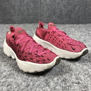 Nike Pink Knit Sneakers Womens 7.5 Chunky Sole Athletic Shoes DA2725-600